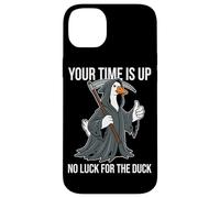 Your Time Is Up No Luck For The Duck Funny Reaper Goose Case for iPhone 14 Plus