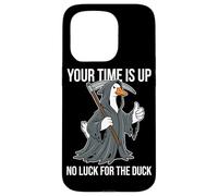 Your Time Is Up No Luck For The Duck Funny Reaper Goose Case for iPhone 15 Pro