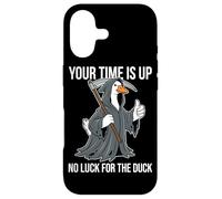 Your Time Is Up No Luck For The Duck Funny Reaper Goose Case for iPhone 17