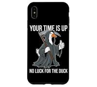 Your Time Is Up No Luck For The Duck Funny Reaper Goose Case for iPhone XS Max
