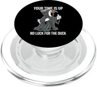 Your Time Is Up No Luck For The Duck Funny Reaper Goose PopSockets PopGrip for MagSafe