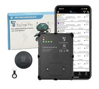 Your Tracker Now Knows When Its Not You! - 4G GAT25 Rechargeable Magnetic GPS Tracker With BLE Tag,195 Countries, 720 Day Standby, Live Tracking and Notifications,14 Day Free Trial+SIM Included