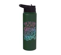 Your Two Cents is Why They're Getting Rid of Pennies Stainless Steel Insulated Water Bottle