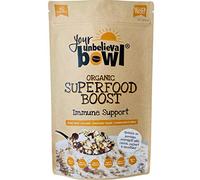 Your UnbelievaBowl - Organic Superfood Boost (Immune Support) 600g, 40 Servings, 45p Per Serving, Gluten Free, Chia, Hemp & Sunflower Seeds, Buckwheat, Coconut, Cranberries, Cashews, Cinnamon