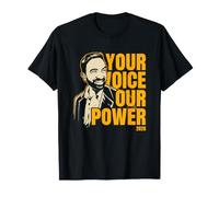 Your Voice Our Power 2028 Election Activist T-Shirt