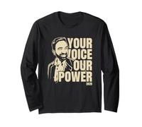 Your Voice Our Power 2028 Election Design Long Sleeve T-Shirt