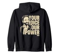Your Voice Our Power 2028 Election Design Zip Hoodie