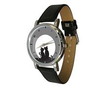 Your Watch Design Cats Watching The Moon Design Fashion Watch