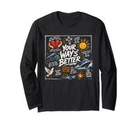 Your Way's Better Christian Faith Scripture Bible Verse Long Sleeve T-Shirt