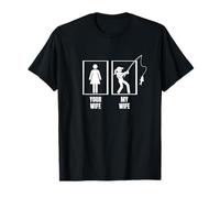 Your Wife My Wife Husband Funny Fishing T-Shirt