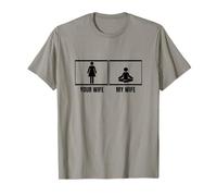 Your Wife My Wife Husband Funny Yoga Instructor T-Shirt