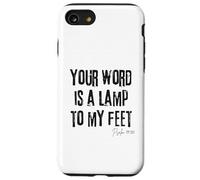 Your Word Is a Lamp to My Feet Psalm 119:105 Bible Light Case for iPhone SE (2020) / 7/8
