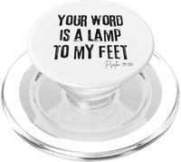 Your Word Is a Lamp to My Feet Psalm 119:105 Bible Light PopSockets PopGrip for MagSafe