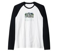 Your World Virtualized Isometric Pixel Art Tech City Raglan Baseball Tee