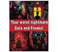 Your Worst Nightmare - Cats and Freaks: A different kind of coloring book for adults that has haunting detailed illustrations of people (most likely ... in one book. Relaxation and Stress Relief.