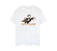 Your Worst Nightmare Cotton Boyfriend T-Shirt The Nightmare Before Christmas White L