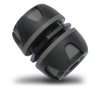 YourCasa Hose Connector 3/4 Inch (19 mm) Coupling of 2 Water Hoses - Garden Hose Connector Hose Coupling - Adapter Hose Connection Piece Double Coupling (Anthracite)