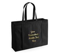 Yourdesign Organic Cotton Yoga Bag, Personalised with your Text - 57cm Handles - Pilates or Meditation Bag Choice Colours
