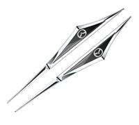 Yourdou 2pcs Car Side Blade Badge for Mazda 3/Axela Hatchback 2004-2010, Car Logo Sticker 3D Metal Trim Sticker Replacement Car Decorative Emblem Badge Decal Sticker,Black