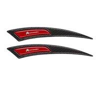 Yourdou 2Pcs Car Wheel Arch Eyebrows Decorative Strip for Citroen C-Zero 2009-2020, Car Wheel Eyebrow Non-Collision Strips Car Fender Bumper Strips Car Wheel Eyebrow Strip,Red