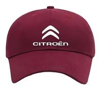 Yourdou Car Baseball Cap for Citroen C4 Picasso 2010-2013, Embroidered Car Dad Hat Sun Hat Sports Cap Adjustable Strap Golf Tennis Hat Casual Driving Cap for Men Women,Red
