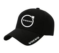 Yourdou Car Baseball Cap for Volvo XC60 facelift 2021, Embroidered Car Dad Hat Sun Hat Sports Cap Adjustable Strap Golf Tennis Hat Casual Driving Cap for Men Women,Black