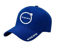 Yourdou Car Baseball Cap for Volvo XC60 facelift 2021, Embroidered Car Dad Hat Sun Hat Sports Cap Adjustable Strap Golf Tennis Hat Casual Driving Cap for Men Women,Blue