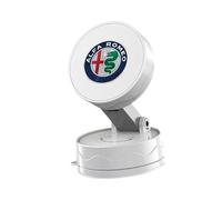 Yourdou Car Phone Holder for Alfa Romeo MiTo 2013-2018, Adjustable Car Phone Mount 360° Rotatable Foldable Portable Strong Magnet Stand for Dashboard and Windshield,White