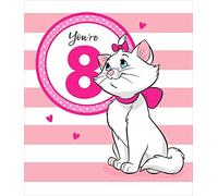 You're 8 Marie The Aristocats 8th Birthday Greeting Card Disney Character Cards 646235