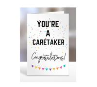 You're a Caretaker card, gifts for men, women, him, her, female, male, presents for Christmas, new, congratulations, baby, you are, A5-173_43