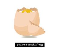 You're A Crackin' Egg Men's T-Shirt - White - S - White