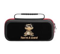 You're A Lizard Carry Case for Switch Hard Shell Protective Cover Pouch Travel Carrying with Handle