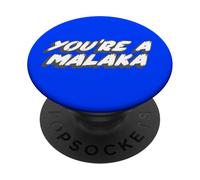 You're a Malaka | Greek Greeks Greeting PopSockets Adhesive PopGrip