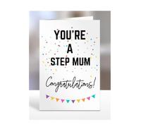 You're a Step Mum card, gifts for men, women, him, her, female, male, presents for Christmas, new, congratulations, baby, you are, A5-173_196