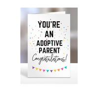 You're an Adoptive Parent card, gifts for men, women, him, her, female, male, presents for Christmas, new, congratulations, baby, you are, A5-173_8