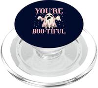 You're Boo-tiful Cute Halloween Boo Ghost Funny Pun Costume PopSockets PopGrip for MagSafe