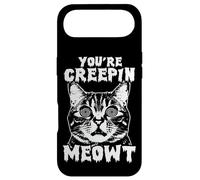 You're Creepin Meowt Funny Scared Freaked Out Cat Design Case for iPhone Air
