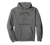 You're Either A Smart Fella Or A Fart Smella Funny Frog Pullover Hoodie