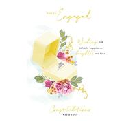 You're Engaged Engagement Card Ring Foil Finish Lovely Verse