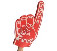 Your'e Fired Giant Foam Hand Red