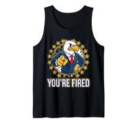 You're Fired Patriotic Boss Eagle Mascot Tank Top