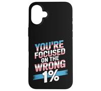 You're Focused On The Wrong 1% Transgender LGBTQ Pride Month Case for iPhone 16 Plus