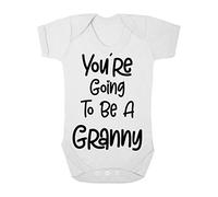 Youre Going to be a Granny Nanny Gran Grandma Grandmother Baby Vest Romper Baby annoucement Novelty Reveal New Born Vest Romper Baby Shower White