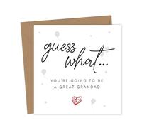 You're going to be a Great Grandad Cute Announcing Pregnancy Card | New