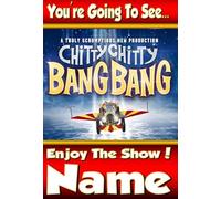 You're going to see CHITTY CHITTY BANG BANG THE MUSICAL - Personalised Greeting Card - thick, glossy, unique card for gifting tickets !