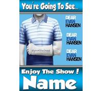 You're going to see Dear Evan Hansen The Musical - Personalised Greeting Card - thick, glossy, unique card for gifting tickets !
