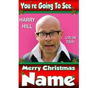 You're going to see Harry Hill - Personalised Xmas Card - thick, glossy, unique card for gifting tickets !