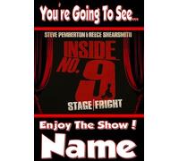 You're going to see Inside Number 9 Stage Fright - Personalised Greeting Card - thick, glossy, unique card for surprise gifting tickets !