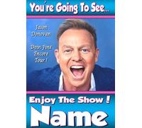 You're going to see JASON DONOVAN Live On Tour - Personalised Greeting Card - thick, glossy, unique card for gifting tickets !