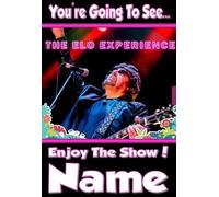 You're going to see The ELO EXPERIENCE Spectacular Tribute Show - Personalised Greeting Card - thick, glossy, unique card for gifting tickets !